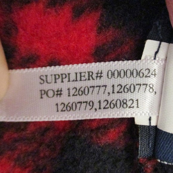 Chaps Women's Flannel Sleeveless Vest, Full Zip, Red and Black Plaid, Size L - Picture 12 of 12